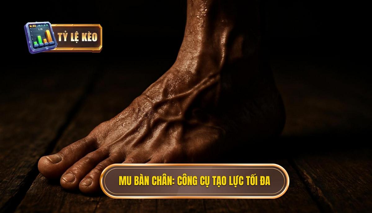 Bí Quyết Nắm Vững Kỹ Thuật Sút Bóng Bằng Mu Bàn Chân Mạnh Mẽ 1 Mu Bàn Chân_ Vũ Khí Tạo Ra Lực Sút Tối Đa