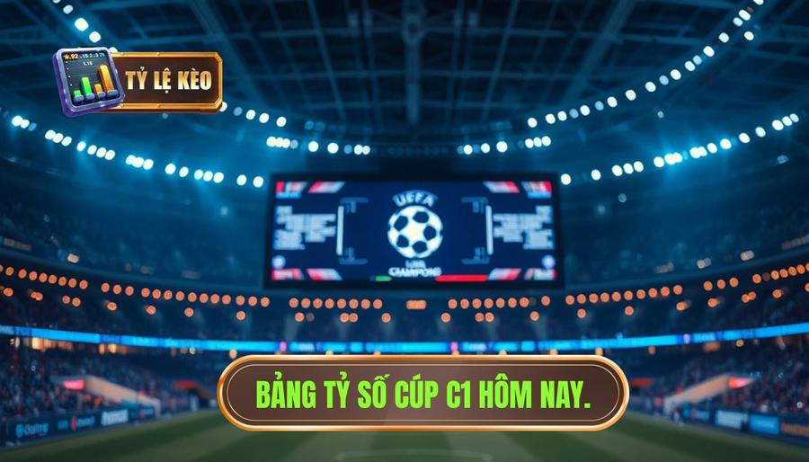 Bảng tỷ số cúp C1 hôm nay